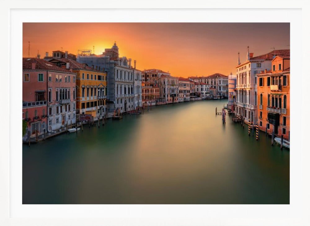 Sunset in Venice - Poster / Art Print