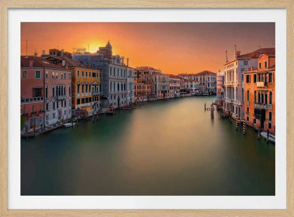 Sunset in Venice - Poster / Art Print