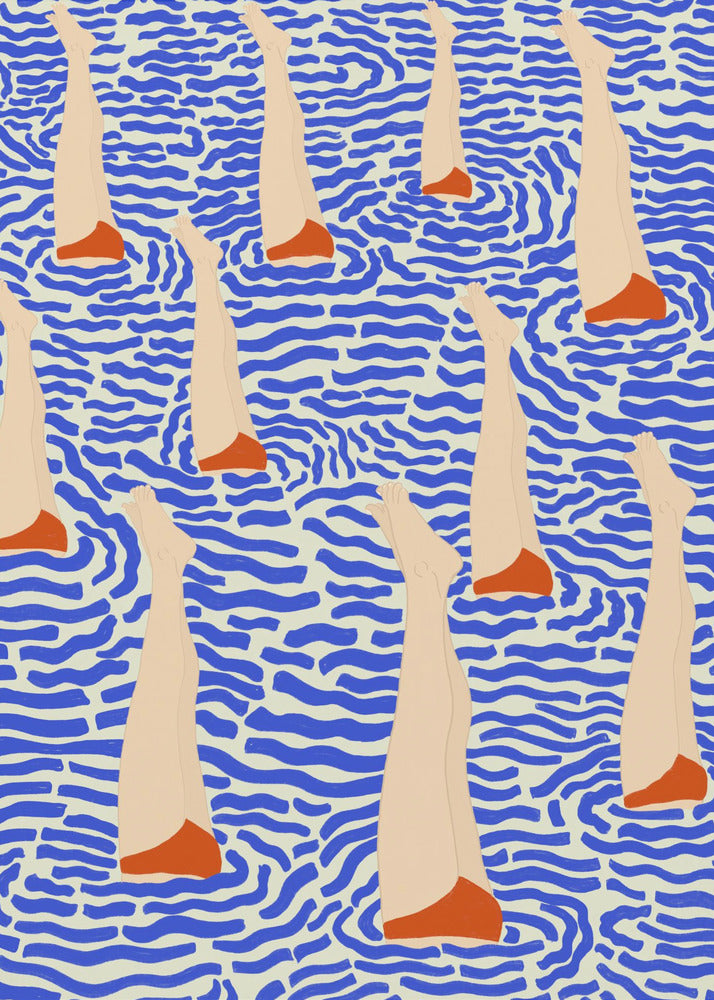 Bañistas - Poster / Art Print