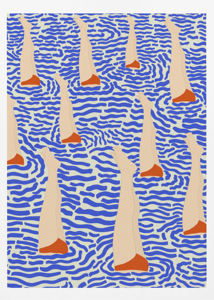 Bañistas - Poster / Art Print