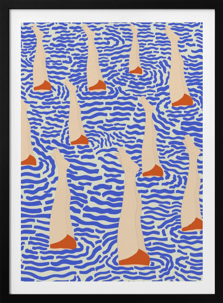Bañistas - Poster / Art Print