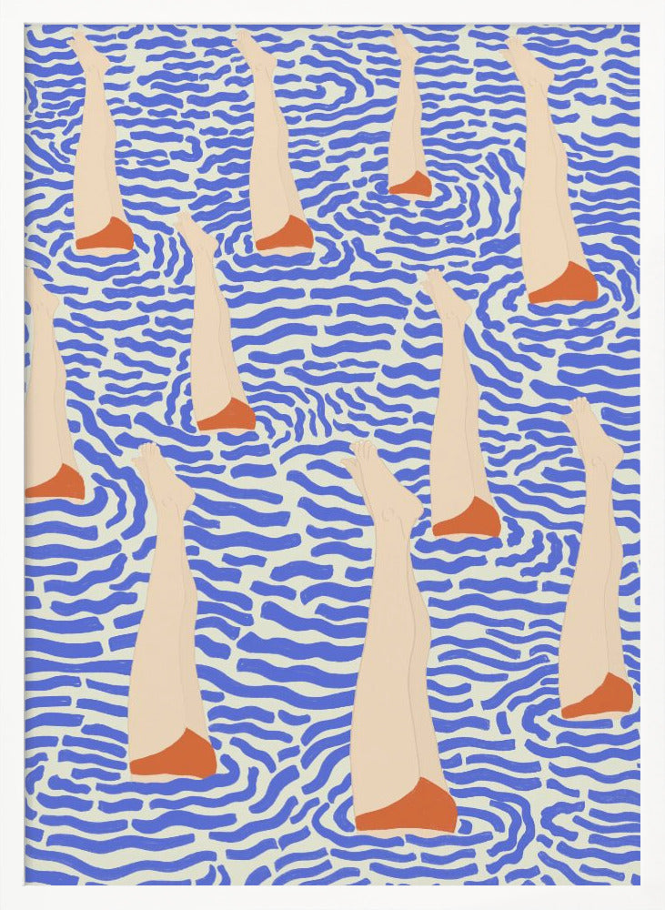 Bañistas - Poster / Art Print