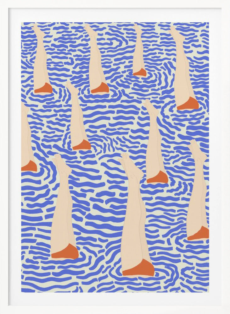 Bañistas - Poster / Art Print