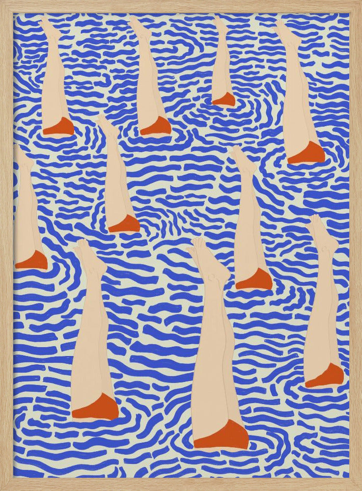 Bañistas - Poster / Art Print