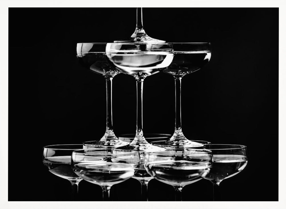 Champagne tower_10 - Poster / Art Print