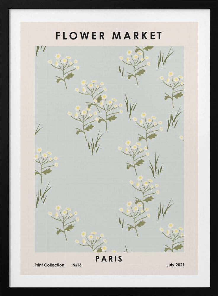 Flower Market Paris - Poster / Art Print