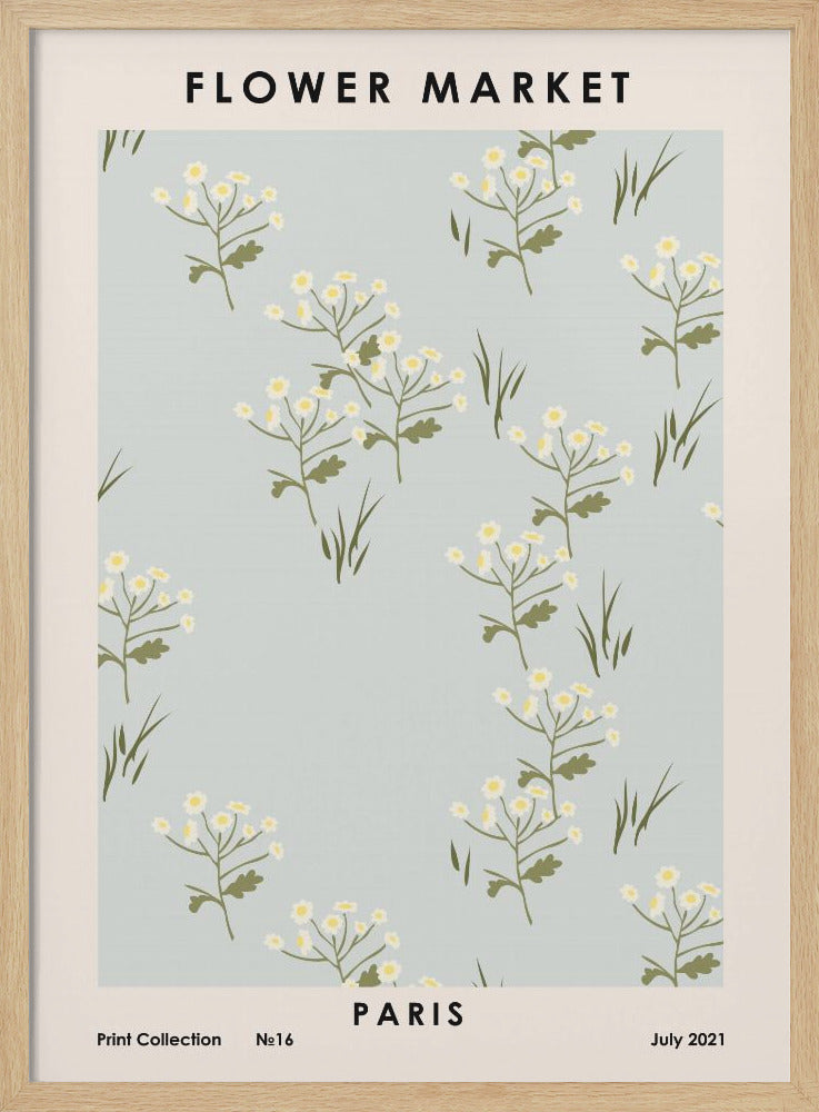 Flower Market Paris - Poster / Art Print