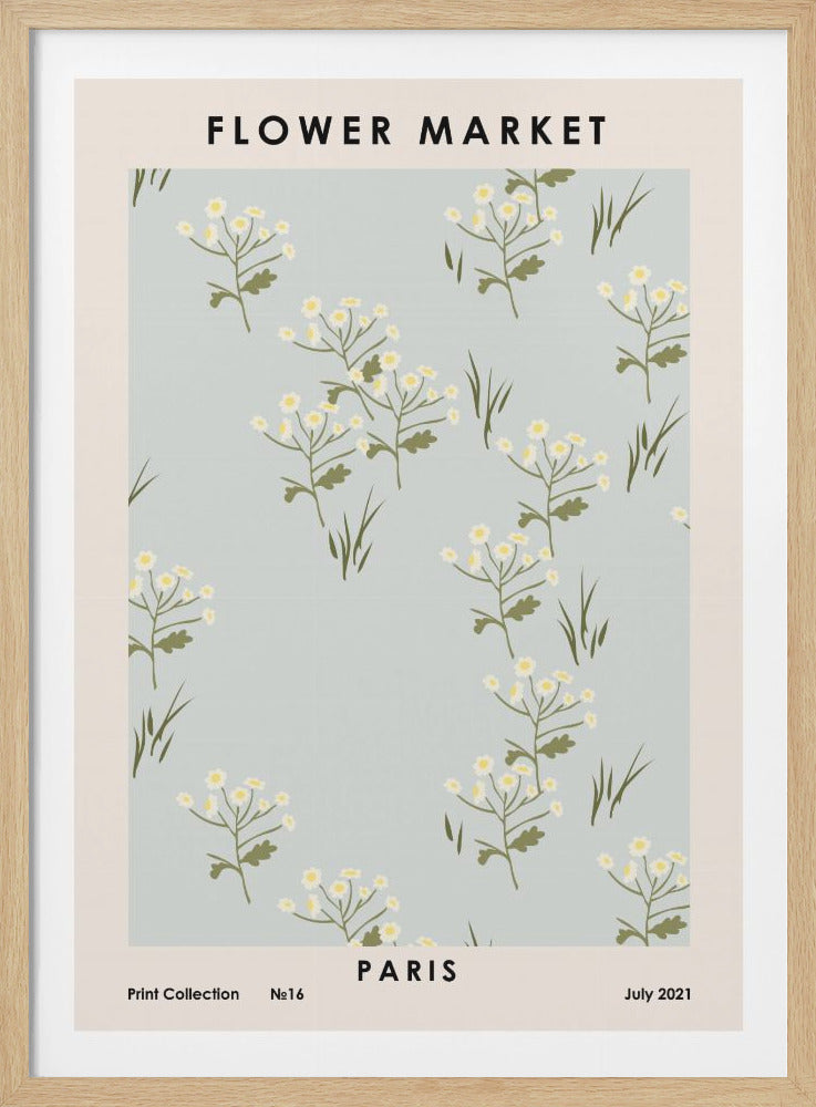 Flower Market Paris - Poster / Art Print