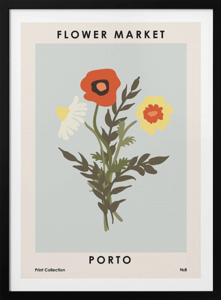 Flower Market Porto - Poster / Art Print