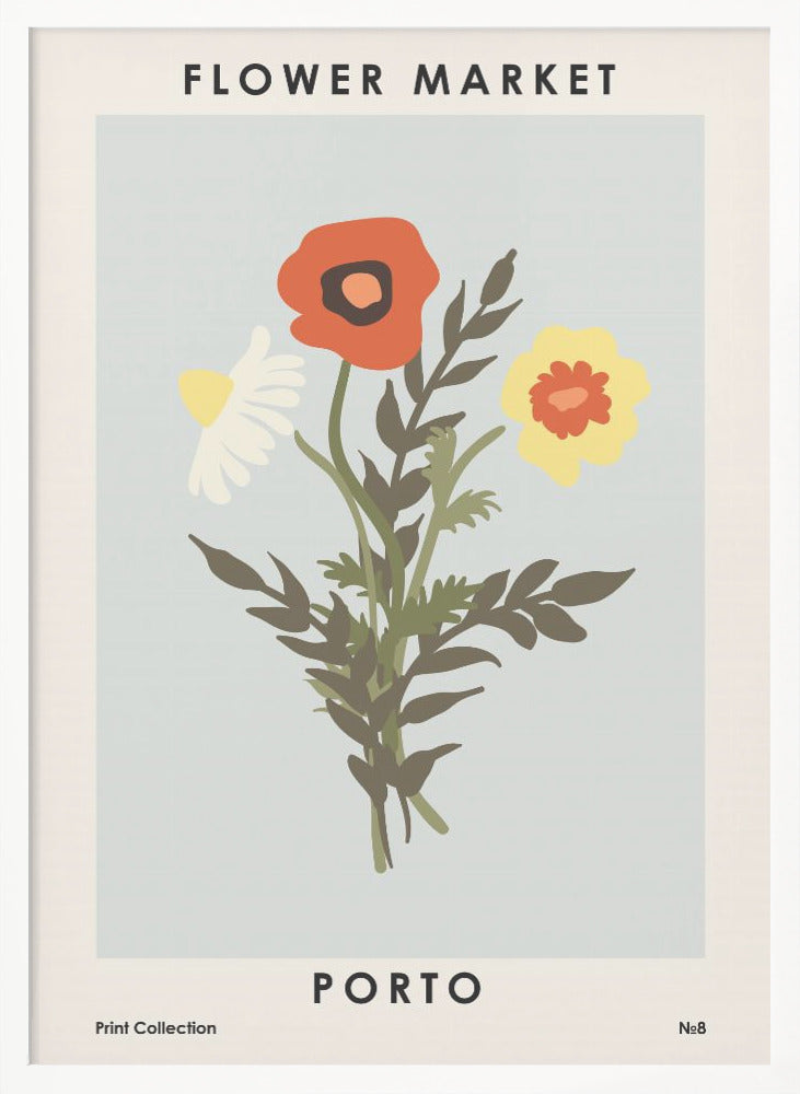 Flower Market Porto - Poster / Art Print