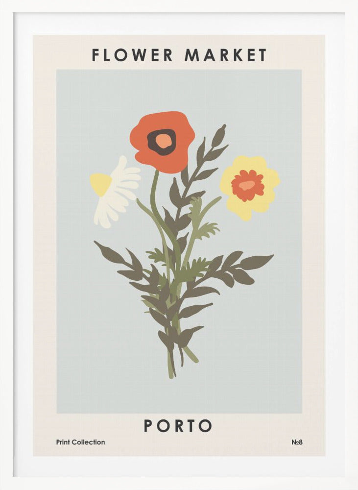 Flower Market Porto - Poster / Art Print