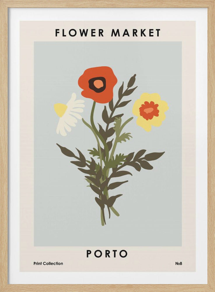 Flower Market Porto - Poster / Art Print
