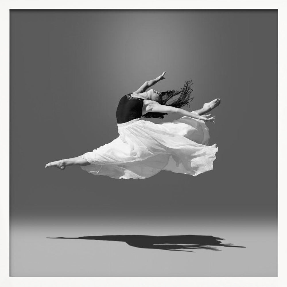 Jumping in air - Poster / Art Print