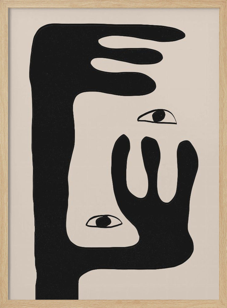 Abstract Face No2. - Posters / Art Prints
