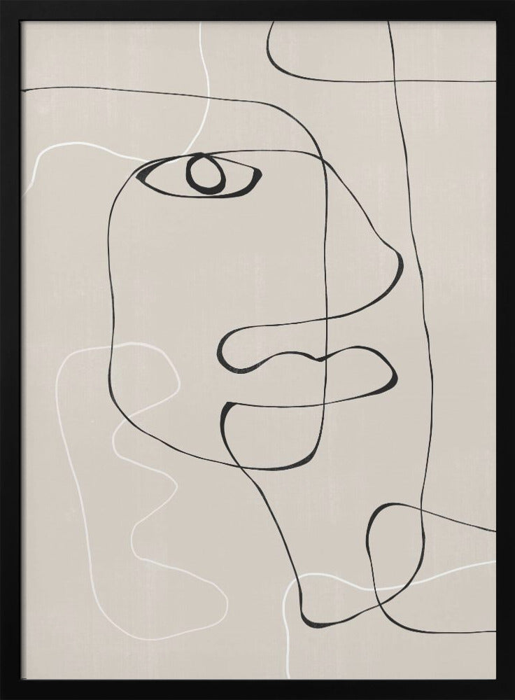 Abstract Face No1. - Posters / Art Prints