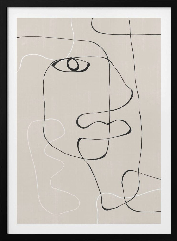 Abstract Face No1. - Posters / Art Prints