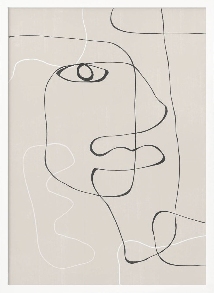 Abstract Face No1. - Posters / Art Prints