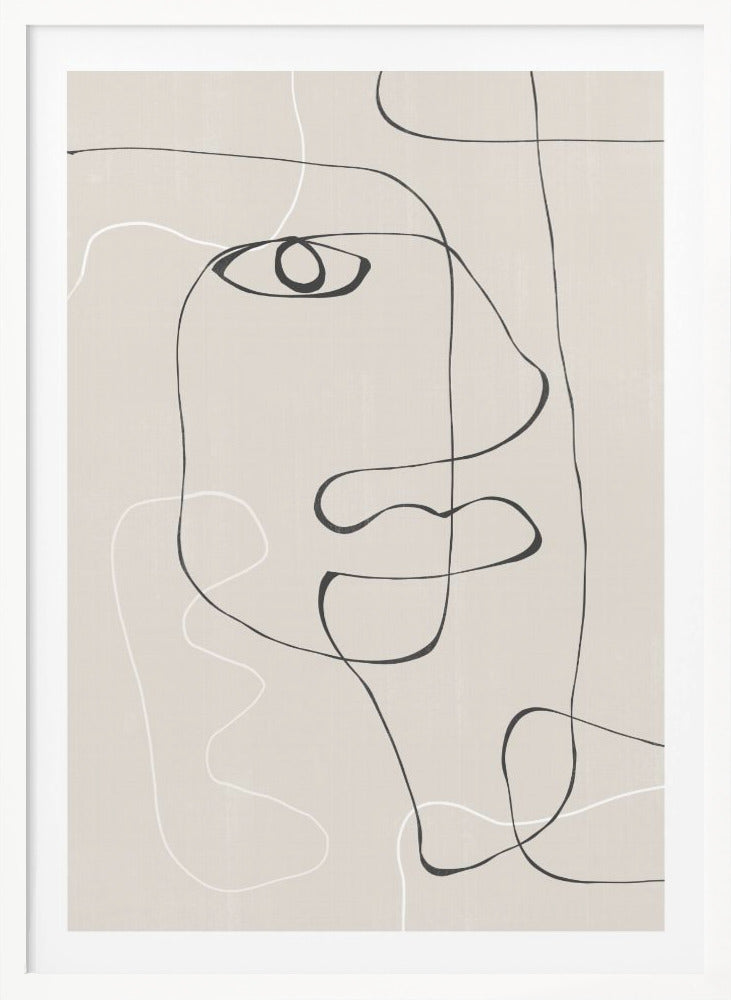 Abstract Face No1. - Posters / Art Prints