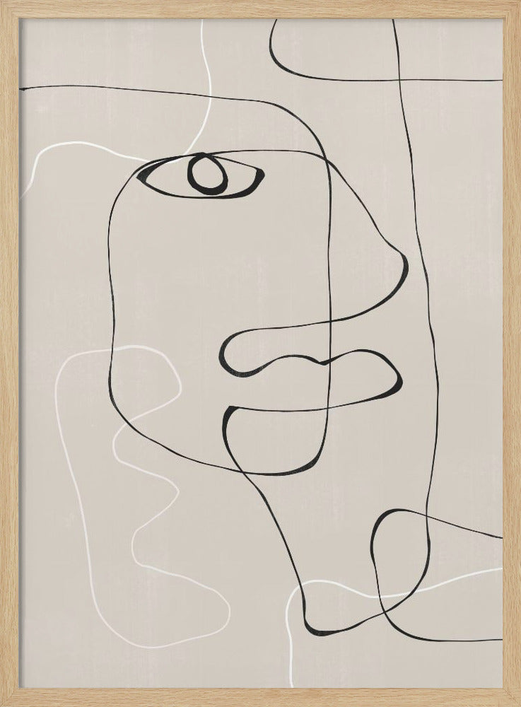 Abstract Face No1. - Posters / Art Prints