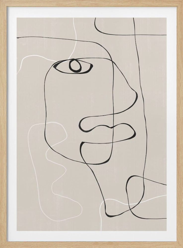 Abstract Face No1. - Posters / Art Prints