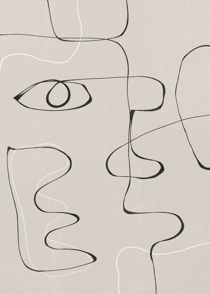 Abstract Face No2. - Posters / Art Prints