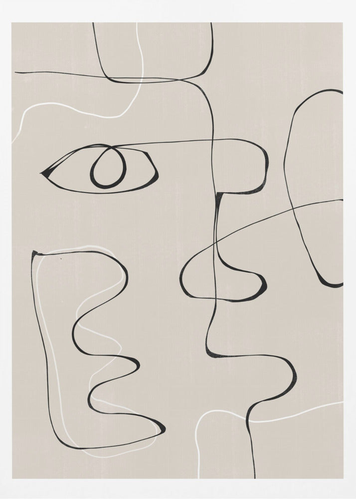 Abstract Face No2. - Posters / Art Prints