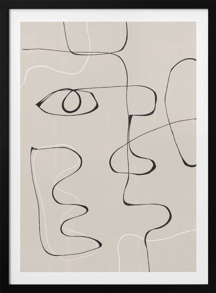 Abstract Face No2. - Posters / Art Prints