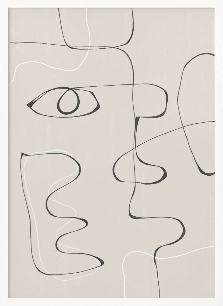 Abstract Face No2. - Posters / Art Prints