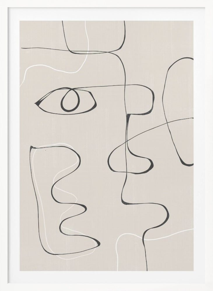 Abstract Face No2. - Posters / Art Prints