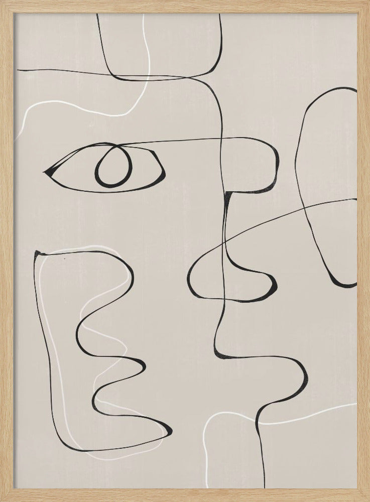 Abstract Face No2. - Posters / Art Prints