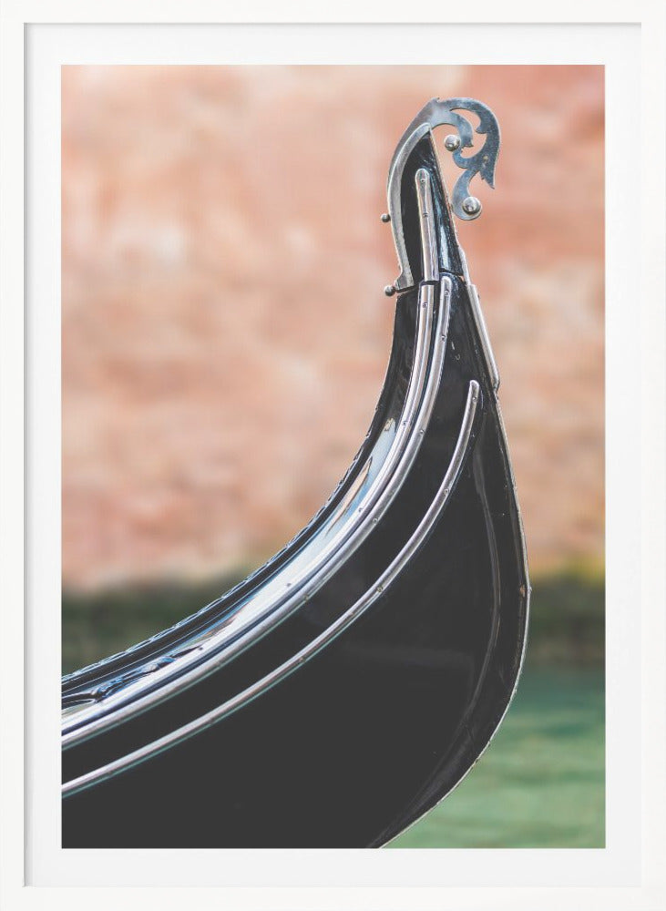 The bow of the gondola - Poster / Art Print