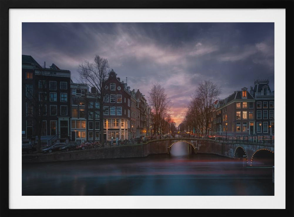 Amsterdam before the storm 7R21334 - Poster / Art Print