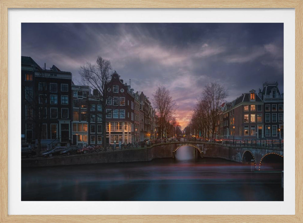 Amsterdam before the storm 7R21334 - Poster / Art Print