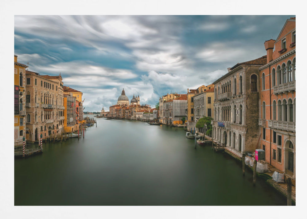 Stormy weather on the Grand Canal - Poster / Art Print