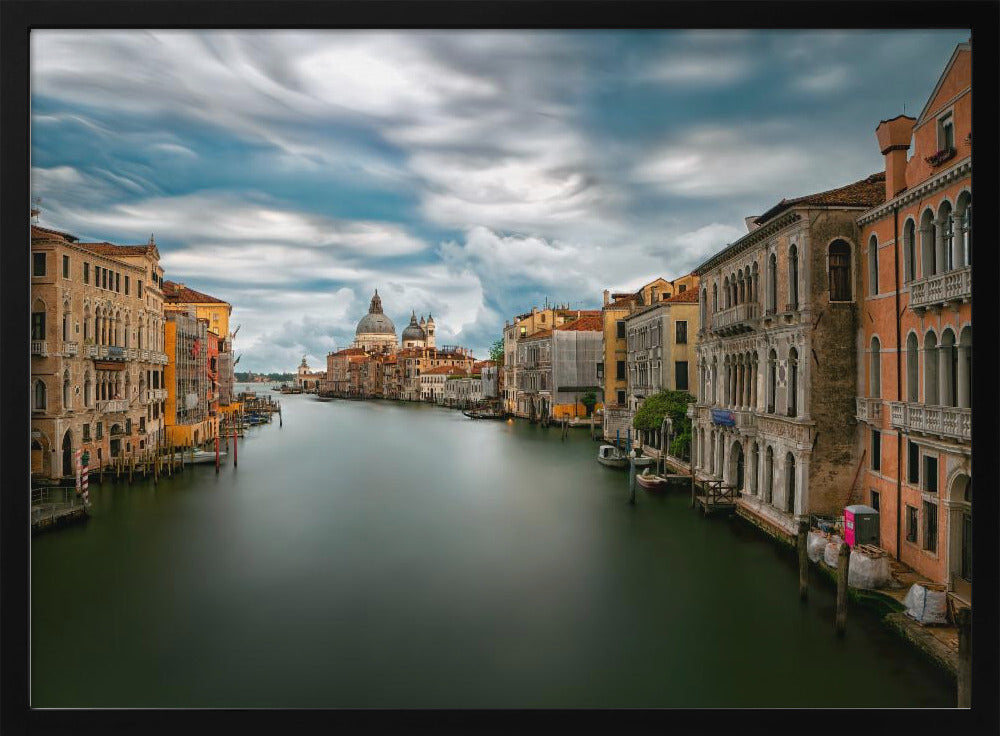 Stormy weather on the Grand Canal - Poster / Art Print