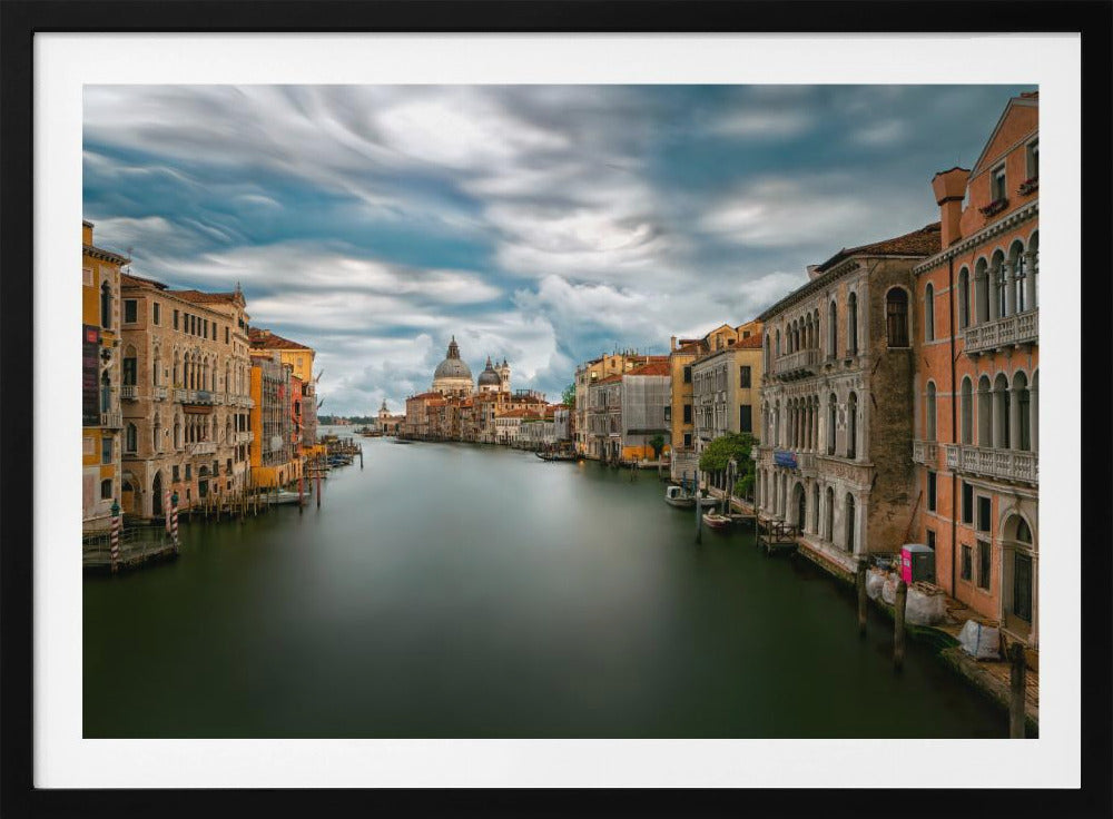 Stormy weather on the Grand Canal - Poster / Art Print