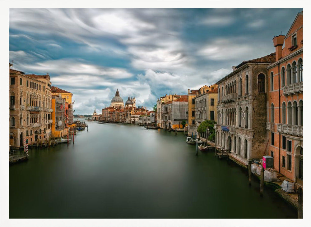 Stormy weather on the Grand Canal - Poster / Art Print