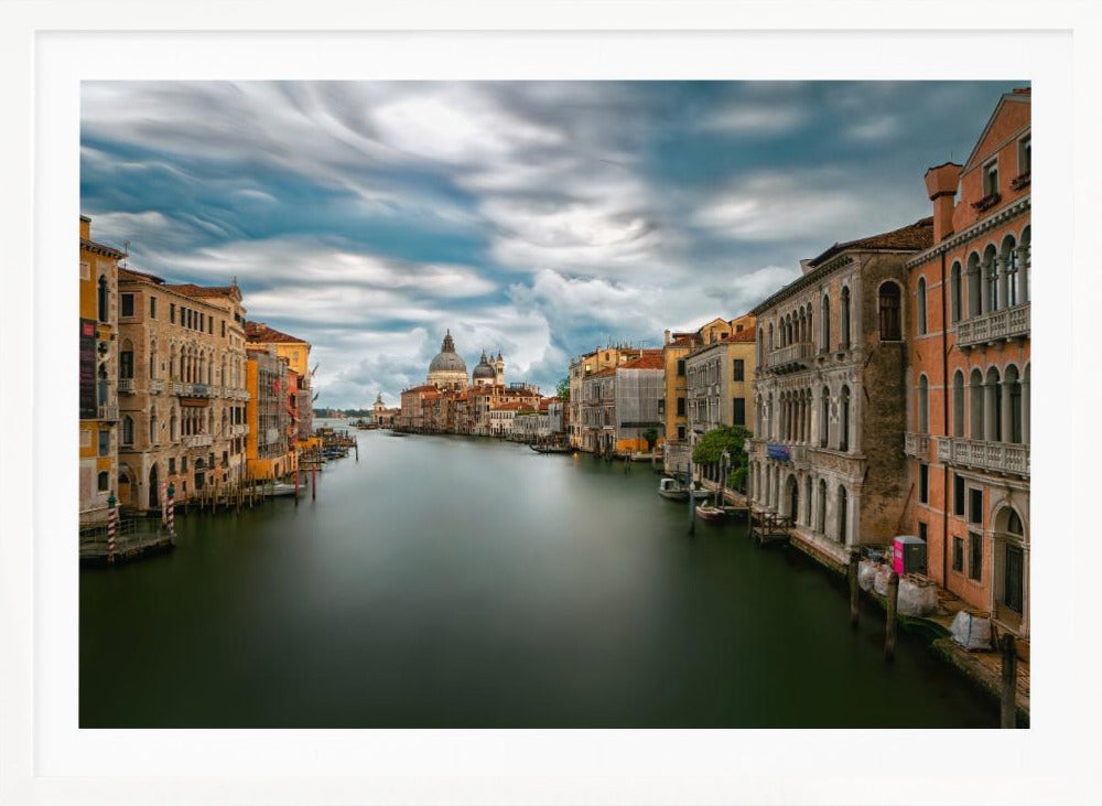 Stormy weather on the Grand Canal - Poster / Art Print