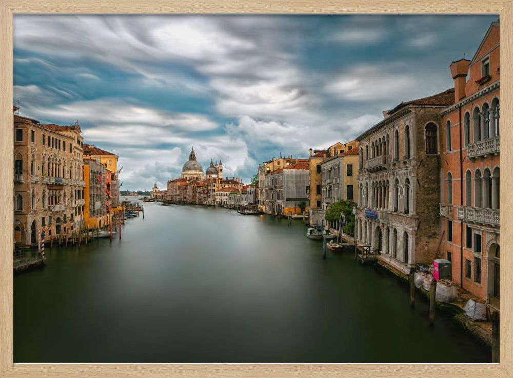 Stormy weather on the Grand Canal - Poster / Art Print