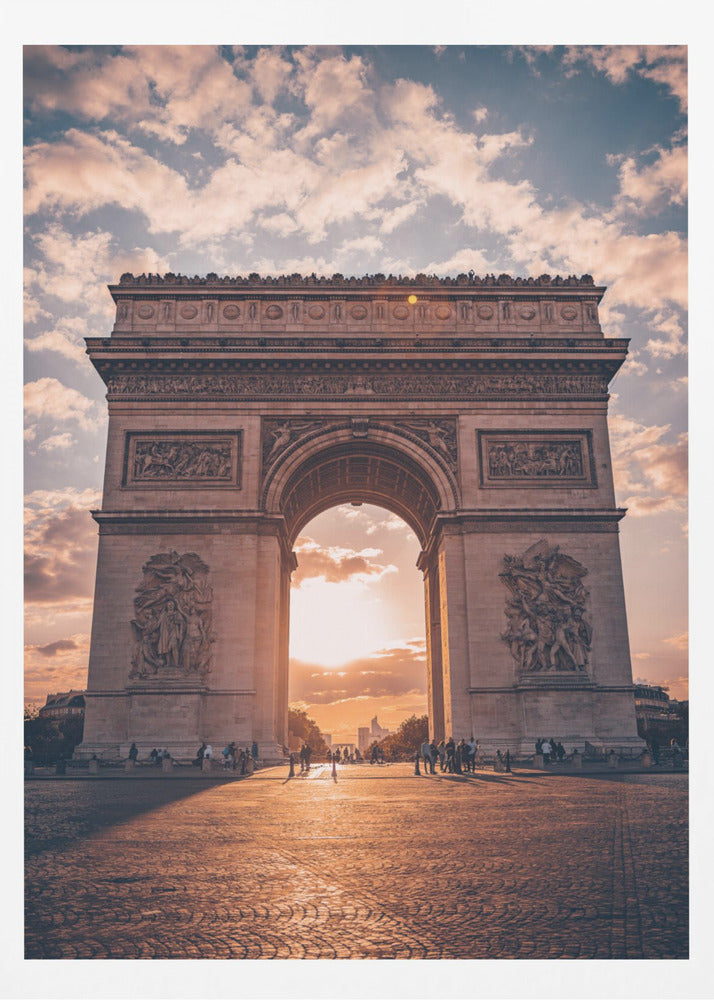 Golden Arc of Paris - Poster / Art Print