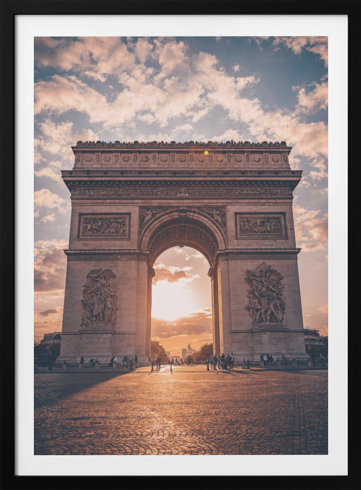 Golden Arc of Paris - Poster / Art Print