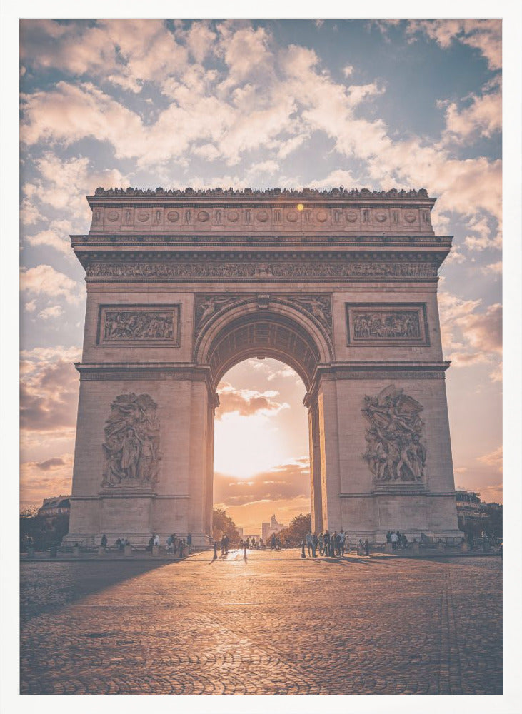 Golden Arc of Paris - Poster / Art Print