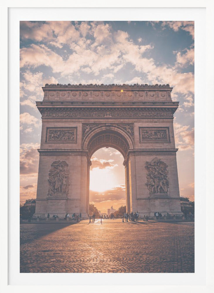 Golden Arc of Paris - Poster / Art Print
