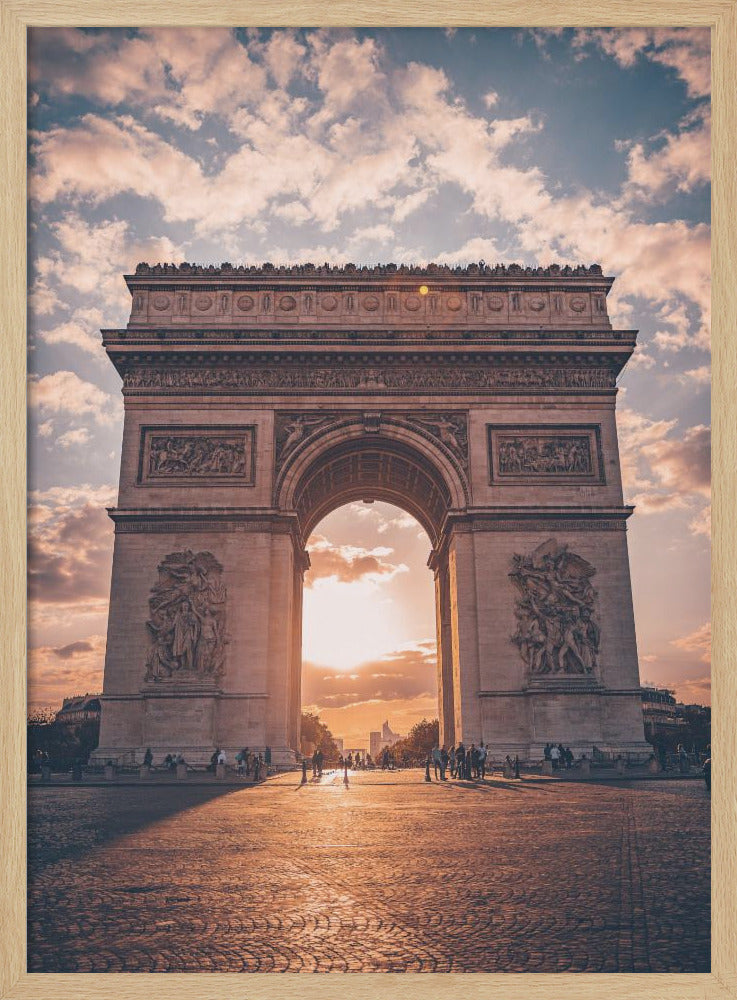 Golden Arc of Paris - Poster / Art Print