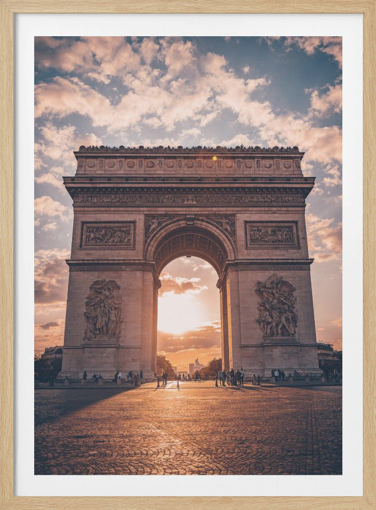 Golden Arc of Paris - Poster / Art Print