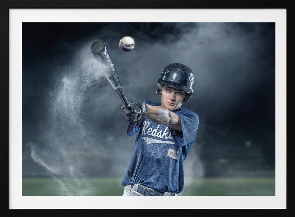 BaseballHit - Poster / Art Print