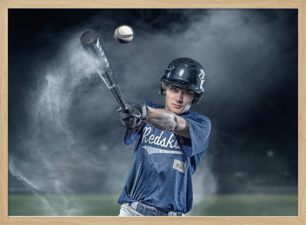 BaseballHit - Poster / Art Print