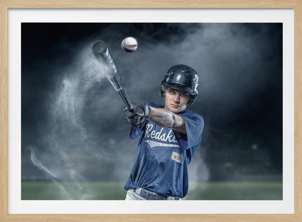 BaseballHit - Poster / Art Print