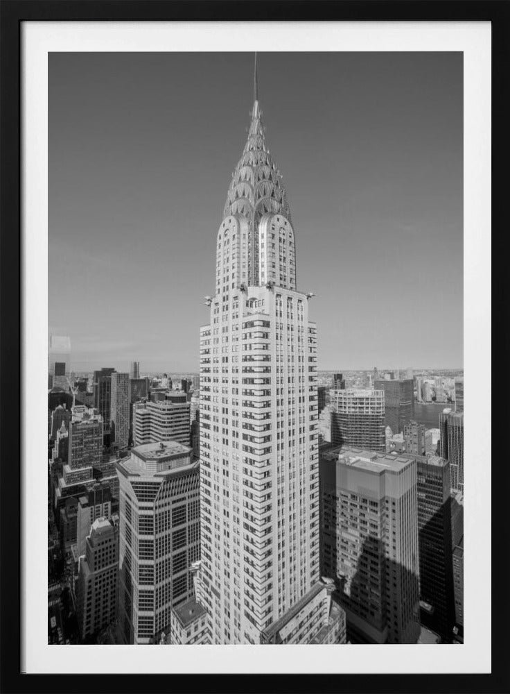 Chrysler Black and White - Poster / Art Print