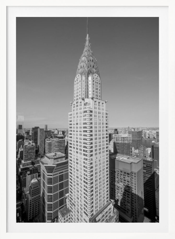 Chrysler Black and White - Poster / Art Print